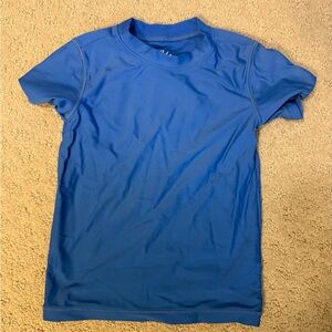Primary Blue Kids' Short Sleeve Swim Shirt/Rash Guard Size 2-3